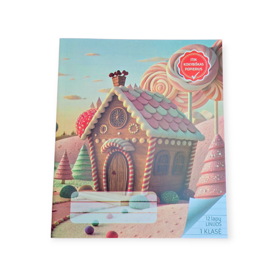Sąsiuvinis 1 klasei linija "Meduolių  namelis"