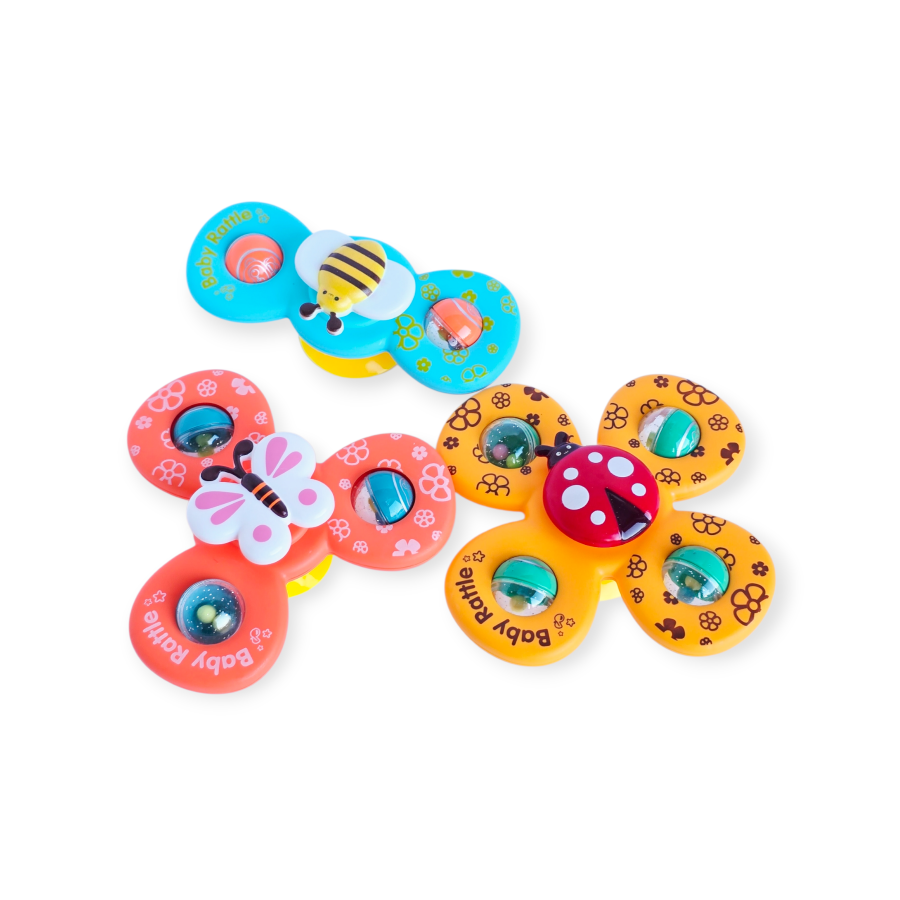 Sensorinių žaislinių suktukų rinkinys "Vabzdžiai"