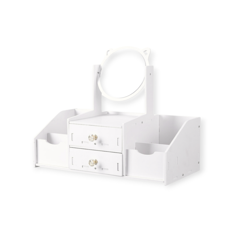 Kosmetikos dėžutė su veidrodėliu "Katytė"