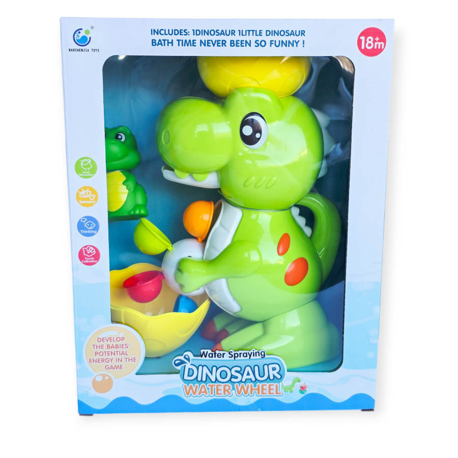 Vonios žaislų rinkinys "Dinozauras"