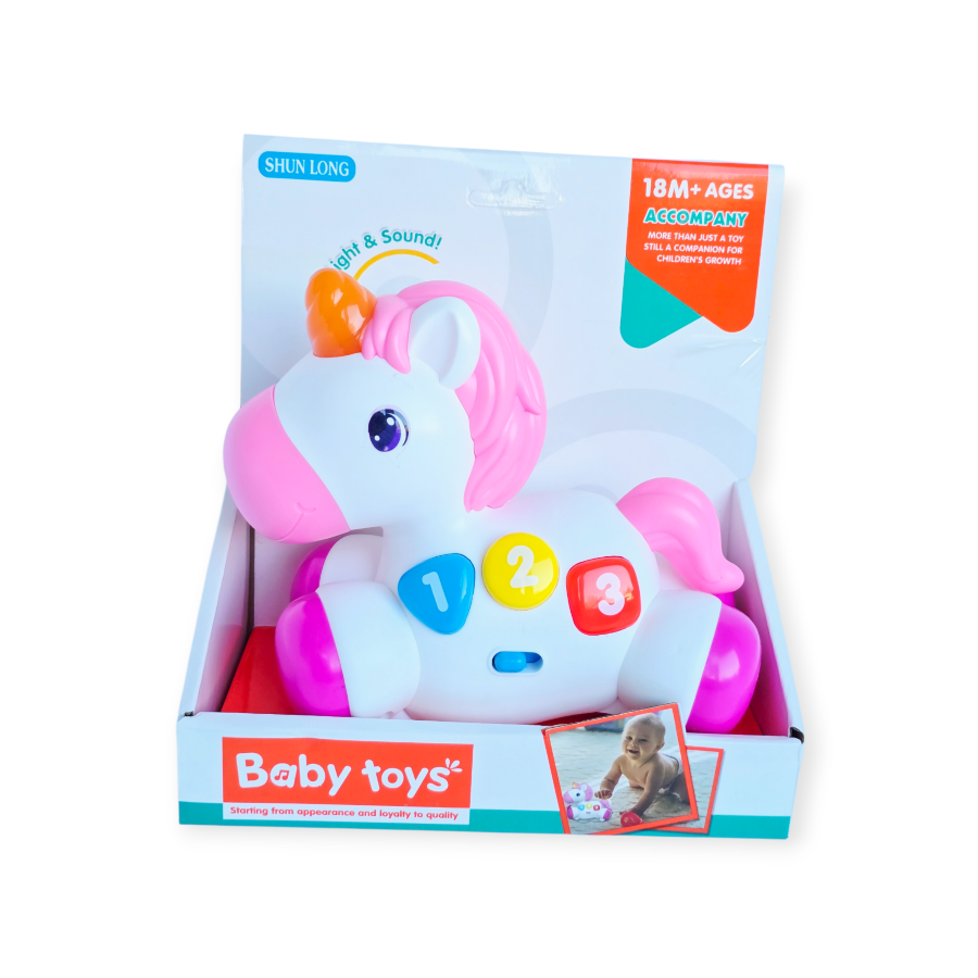 Muzikinis žaislas "Vienaragis"