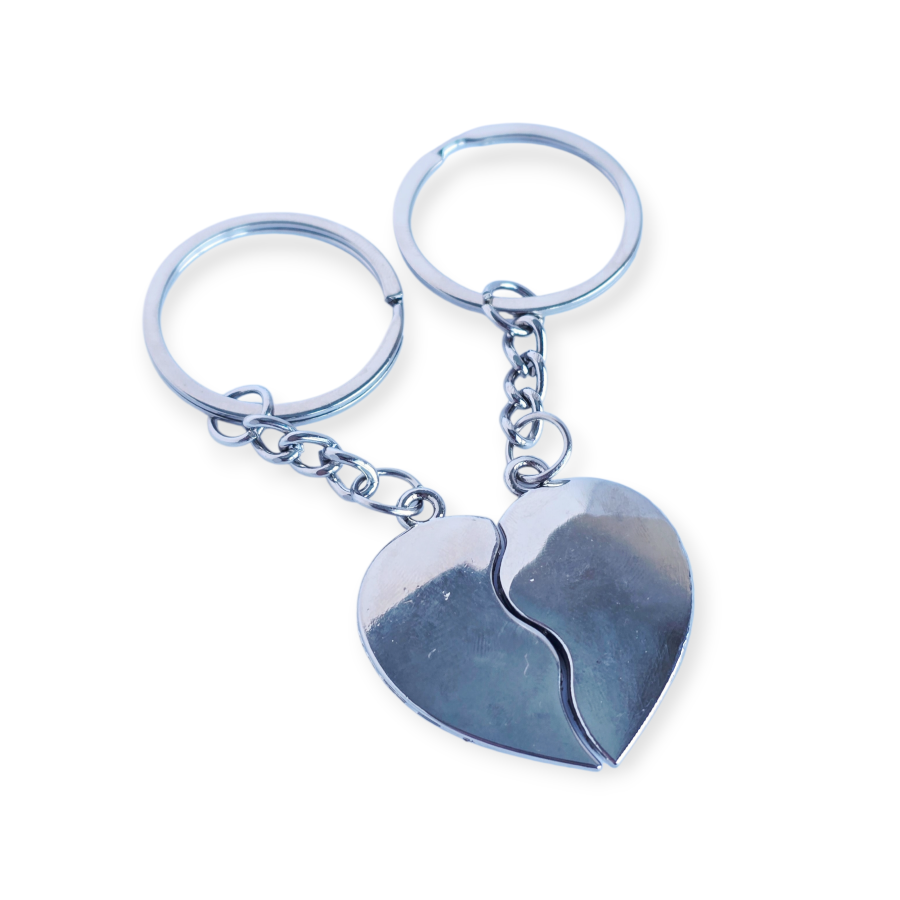 Raktų pakabukų rinkinys "Širdys"