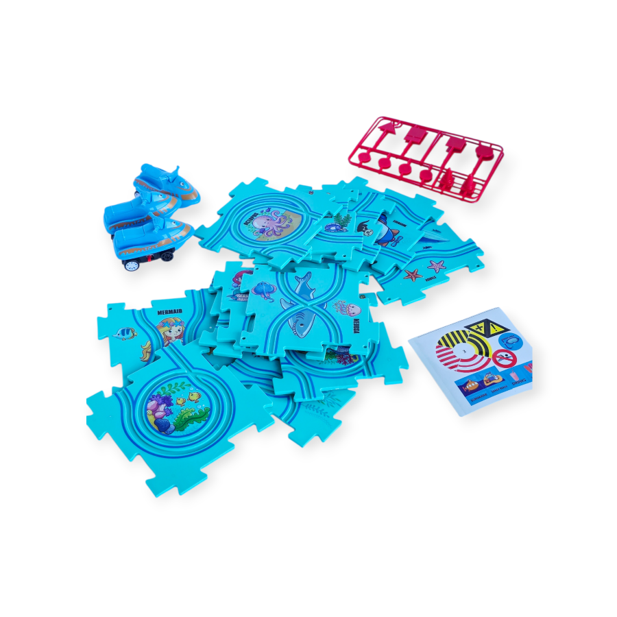 Dėlionė trasa su  vandens motociklais "Vandenynas"