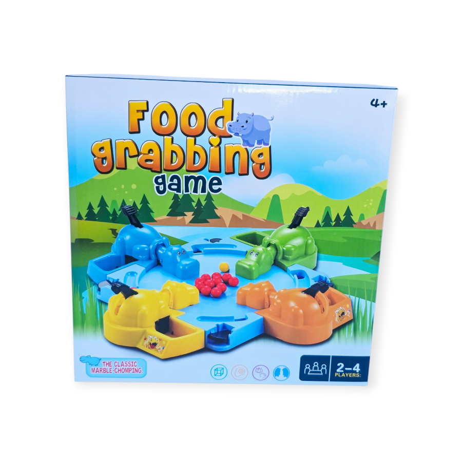 Stalo žaidimas "Alkani hipopotamai"