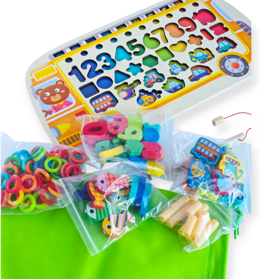 Medinis lavinamasis žaidimas "Autobusas"