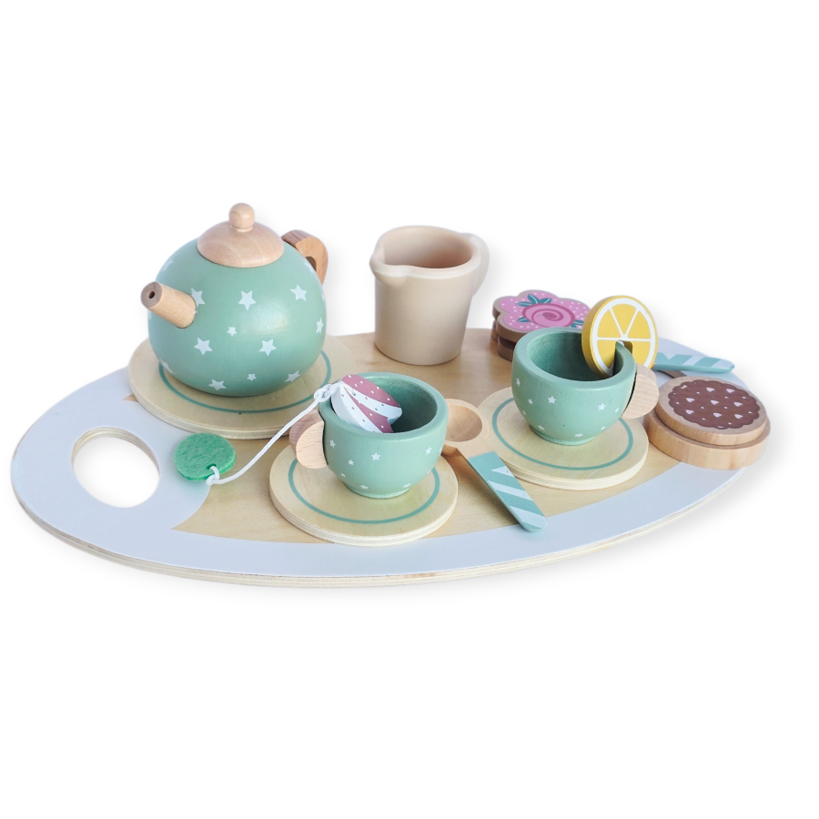 Medinis indelių rinkinys "Arbatos servisas"