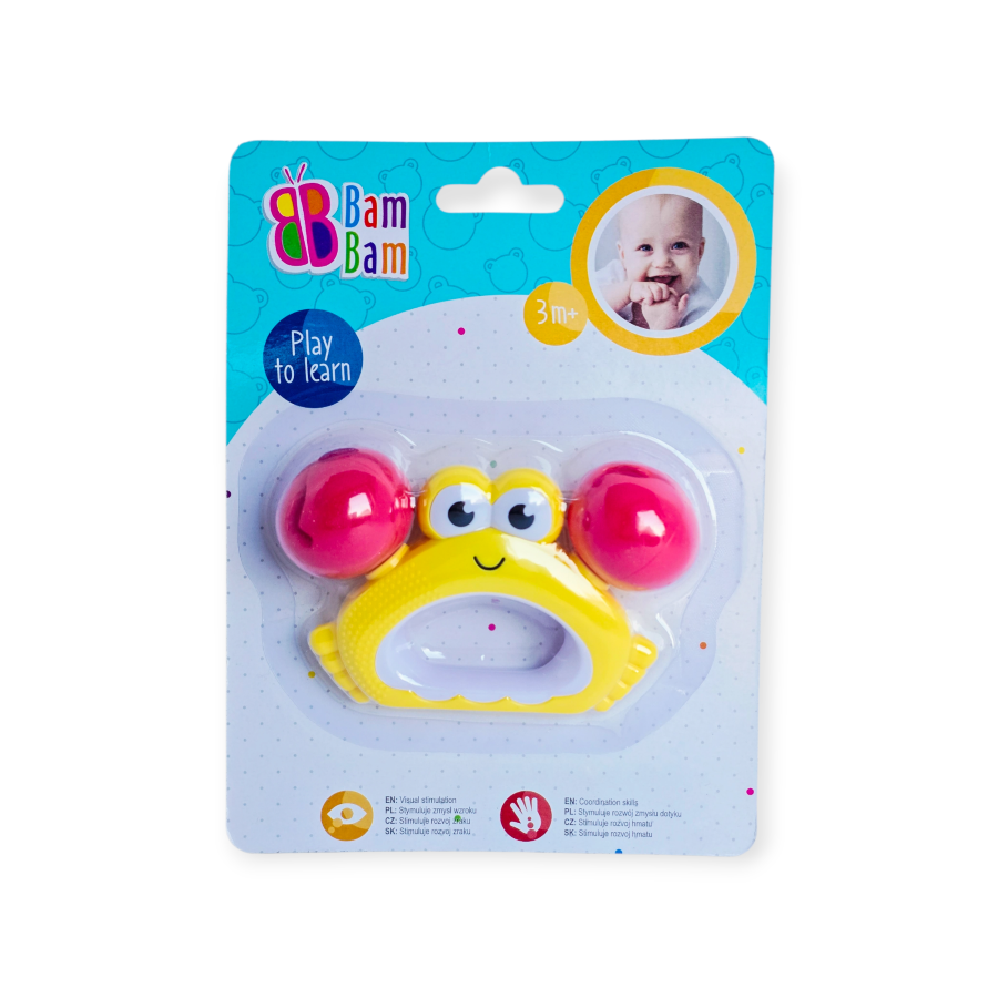 Barškutis kūdikiui "Krabas"