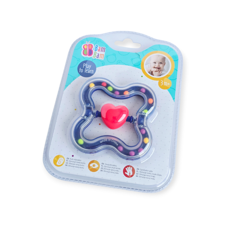 Barškutis kūdikiui "Širdelė"