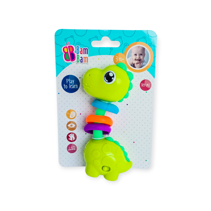 Muzikinis žaislas kūdikiui "Dinozauras"
