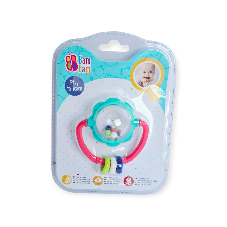 Barškutis kūdikiui "Gėlė"