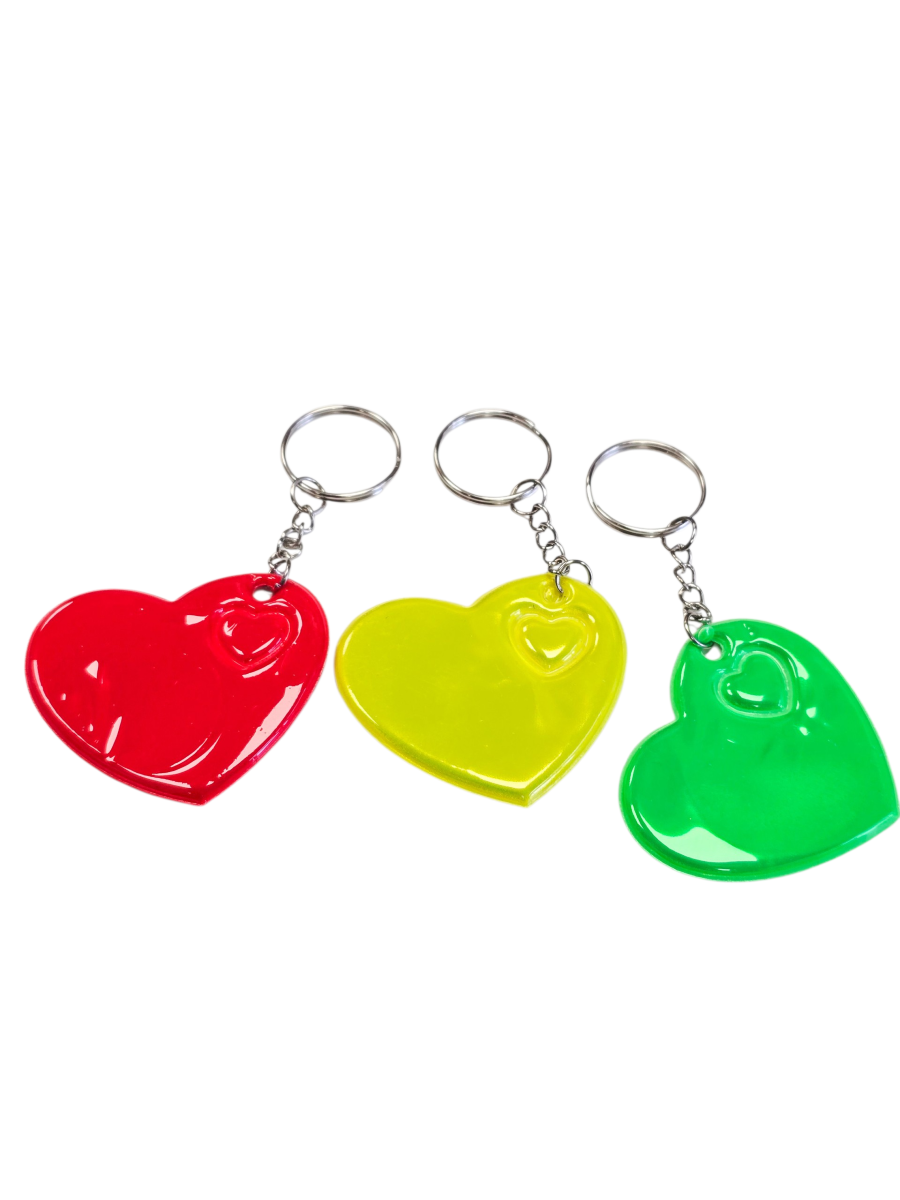 Raktų pakabukas - atšvaitas "Širdelė"