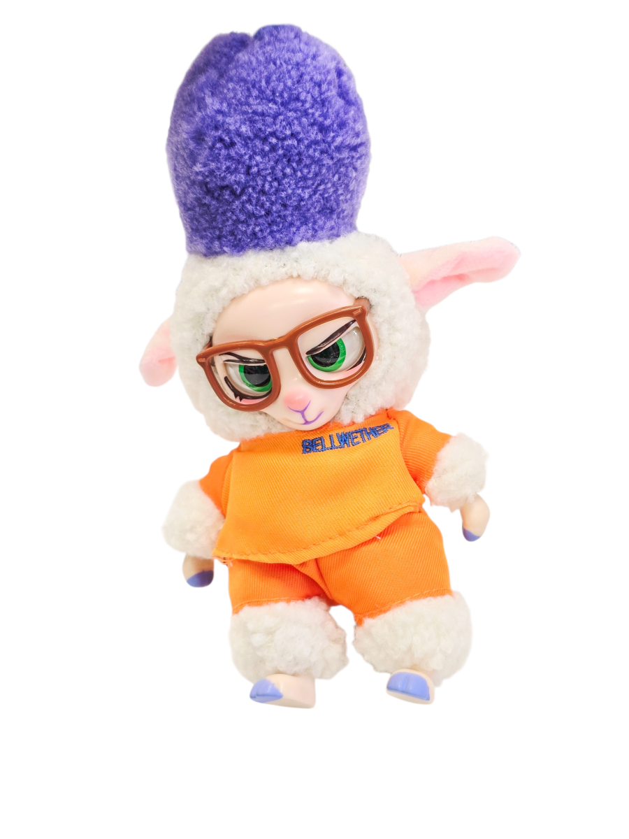 Pliušinis žaislas - pakabukas "Avytė"