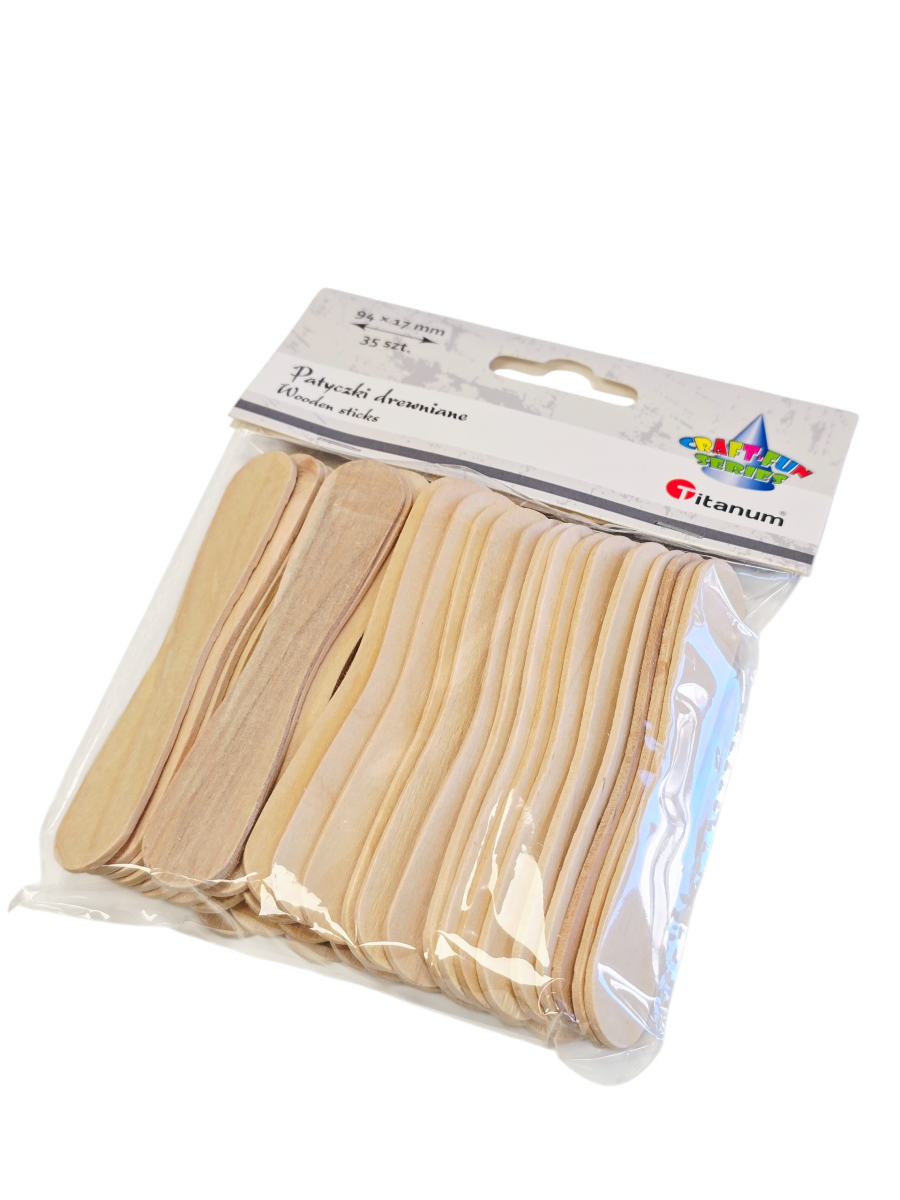 Mediniai pagaliukai rankdarbiams