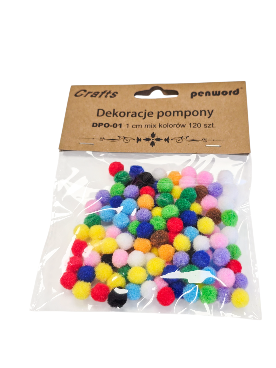 Dekoracija rankdarbiams "Pomponai"