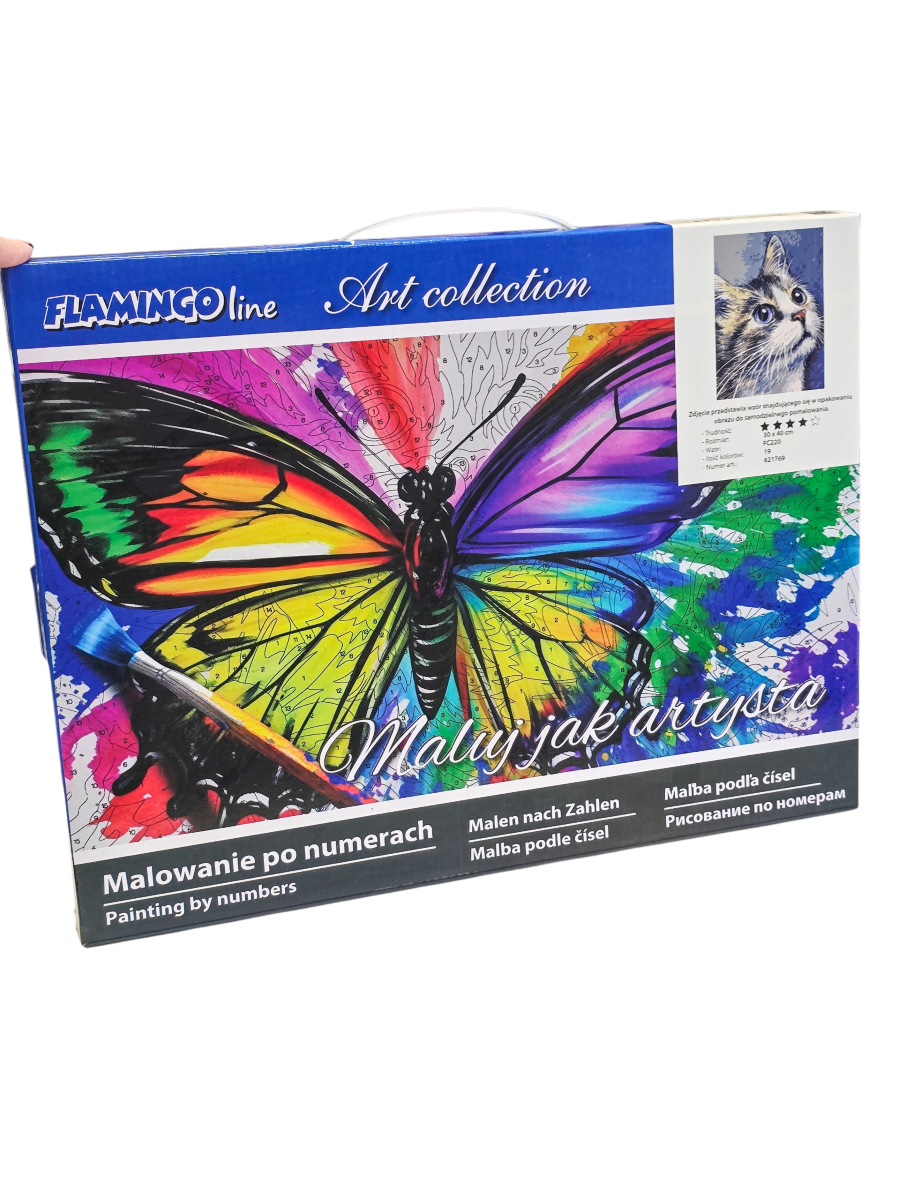 Tapybos pagal skaičius rinkinys "Katinas"