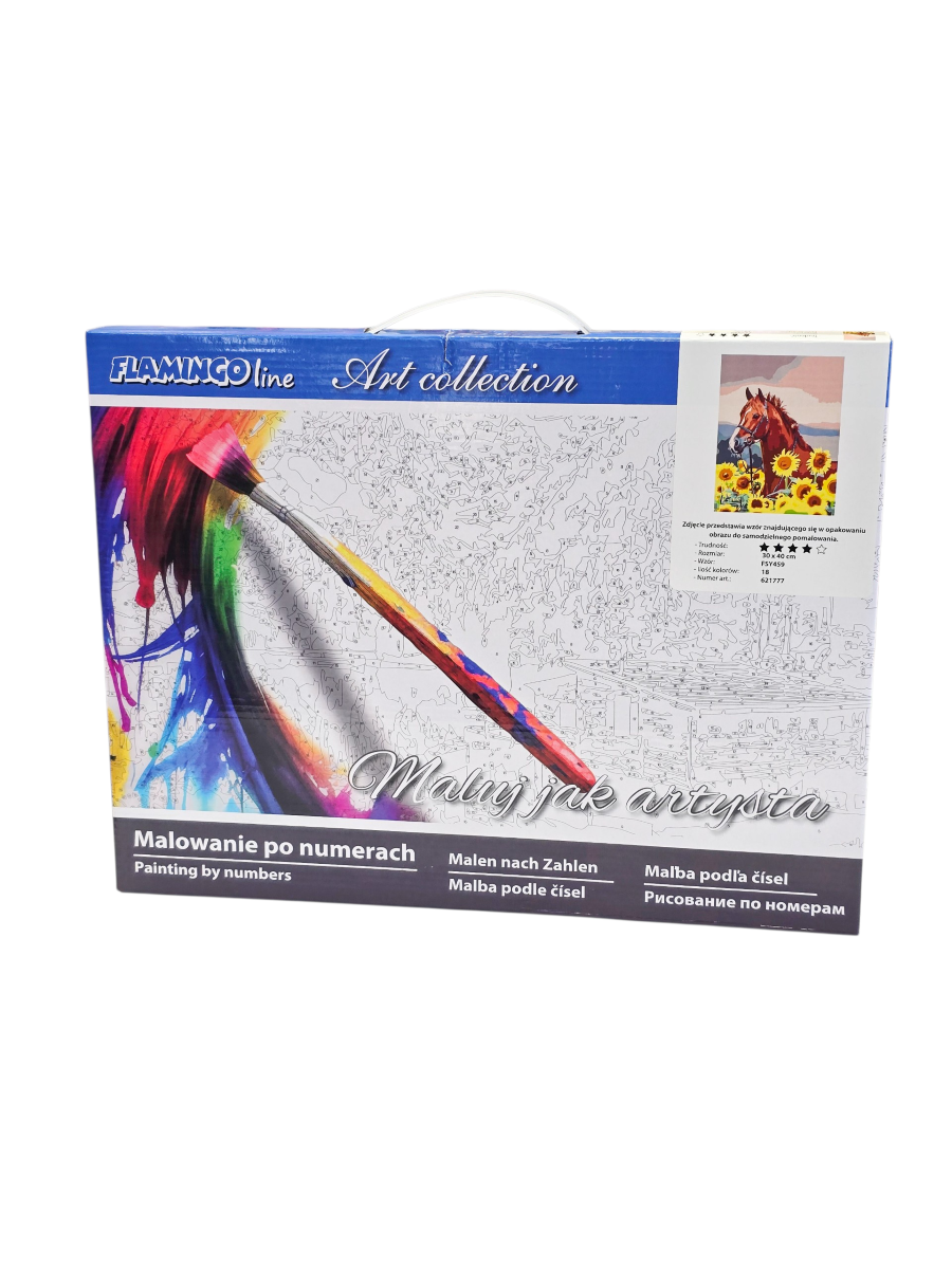 Tapybos pagal skaičius rinkinys "Arklys"