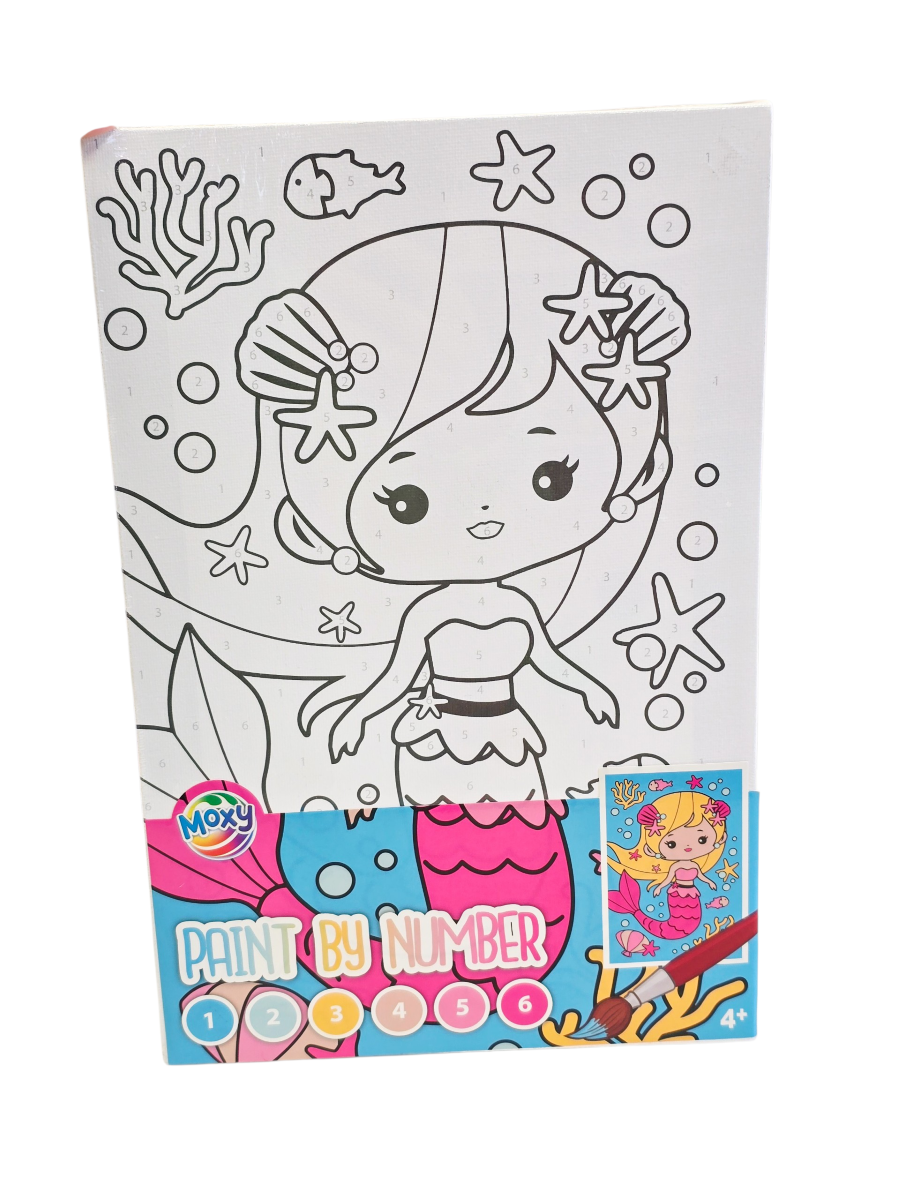 Tapybos rinkinys pagal skaičius "Undinėlė"