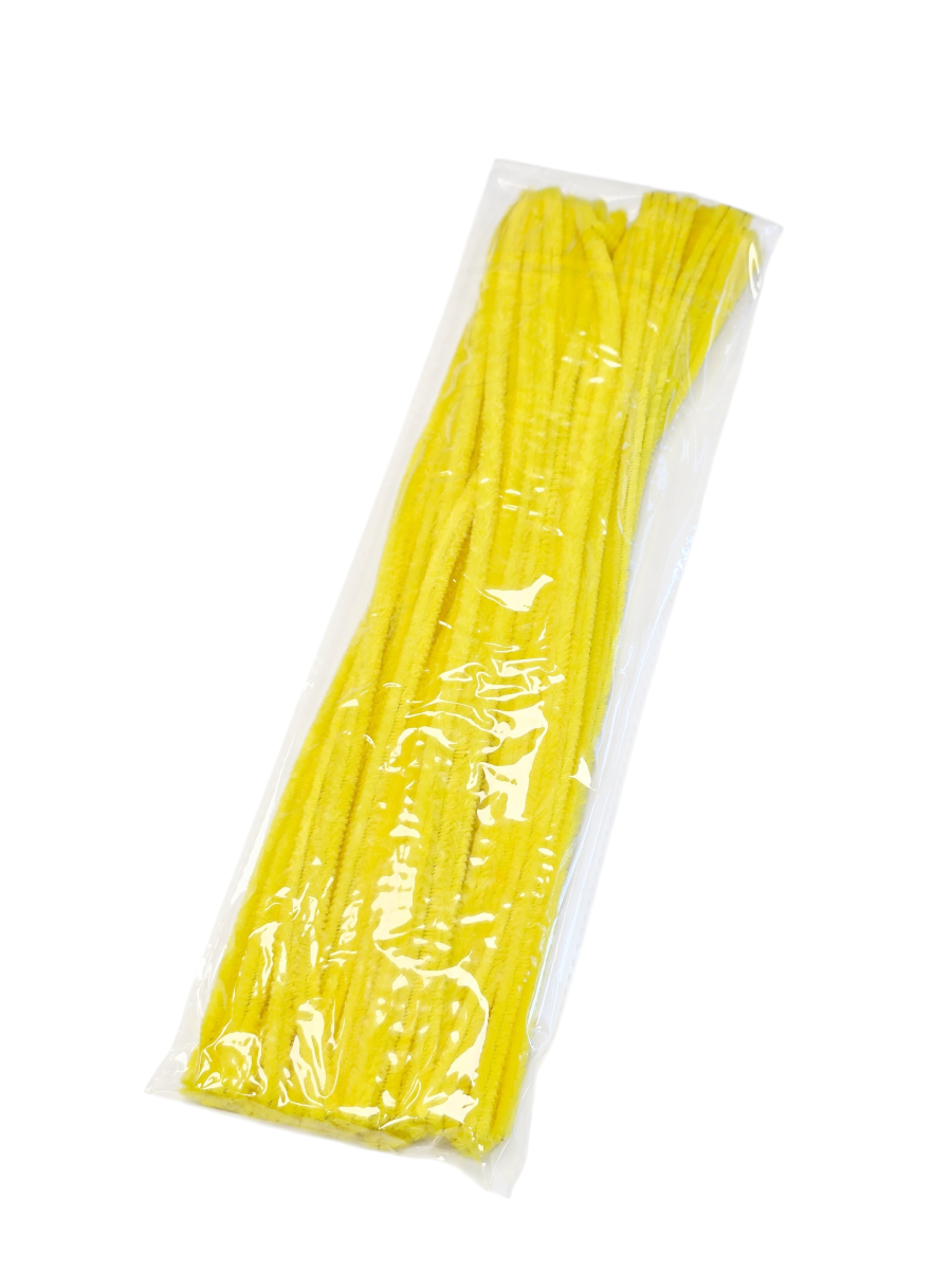 Dekoracija šenilo vielos strypeliai