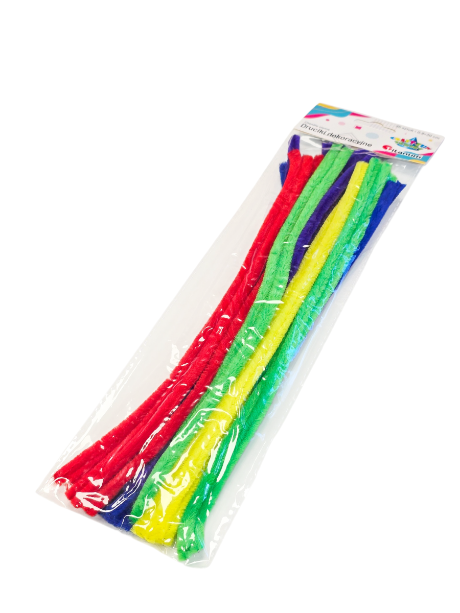 Dekoracija šenilo vielos strypeliai