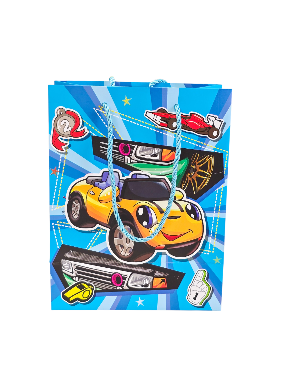 Dovanų maišelis "Mašina" 30x41,5x12cm