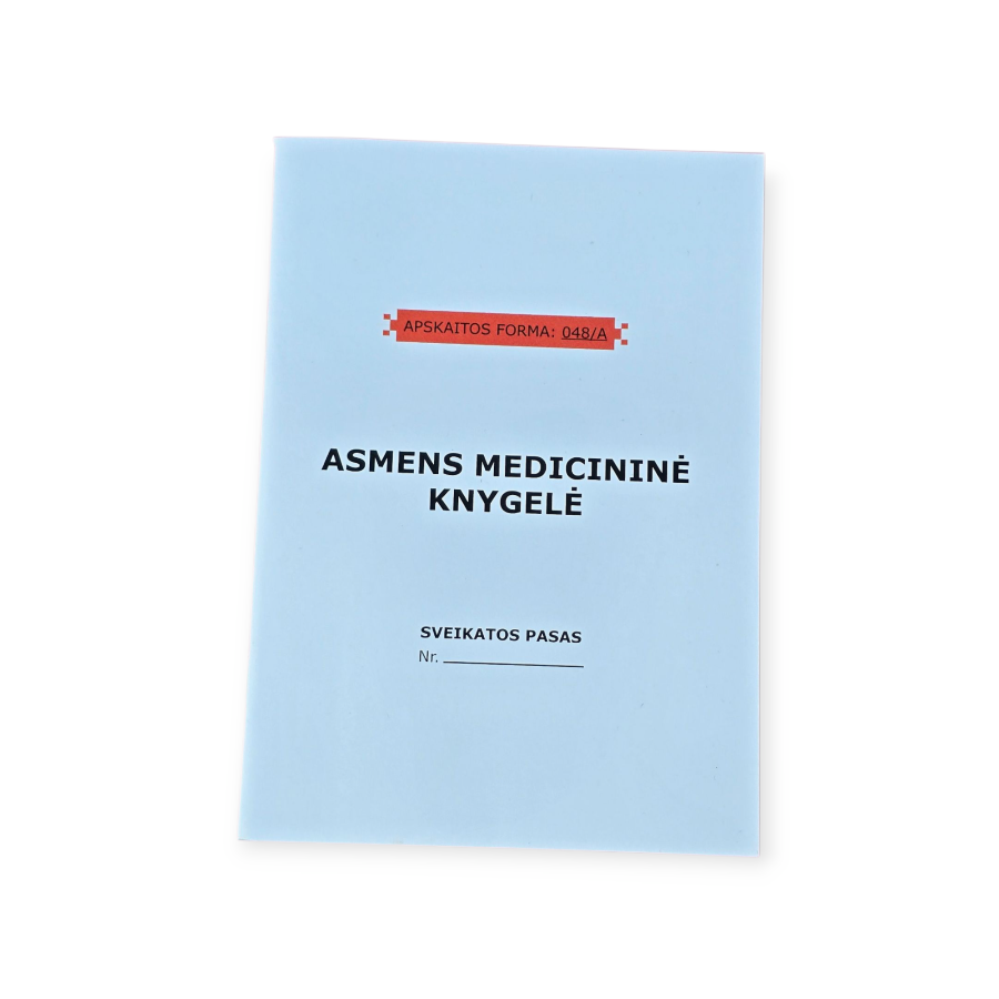 Asmens medicininė knygelė
