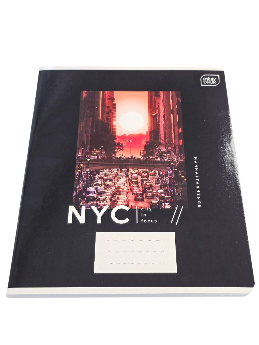 Sąsiuvinis langeliais "NYC Manhattanhenge"
