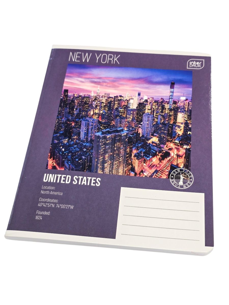 Sąsiuvinis linija "New york"