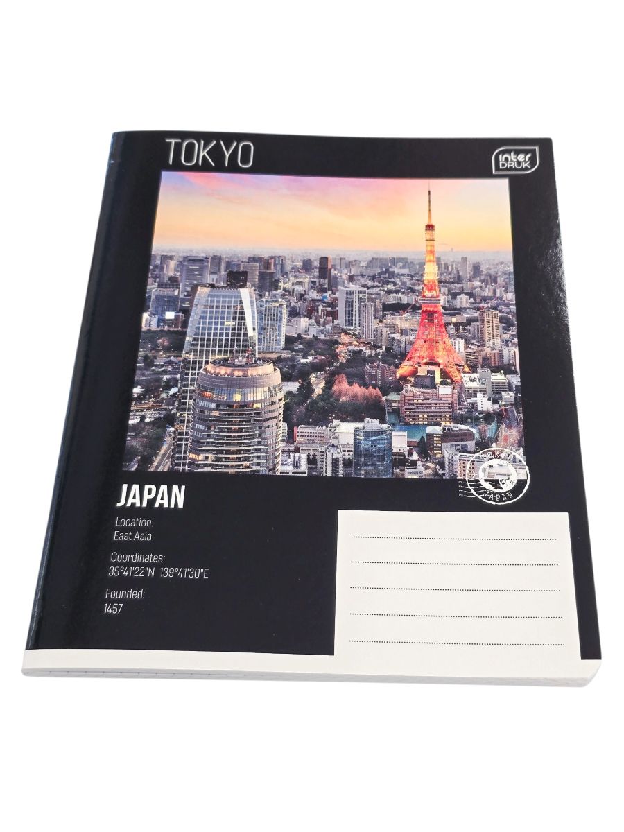Sąsiuvinis langeliais "Tokyo"