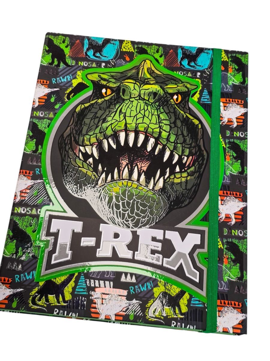 Aplankalas - papkė pratyboms "Dinozauras T-REX"